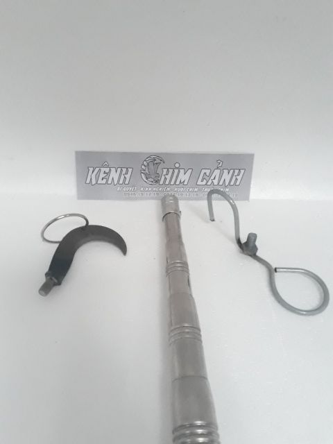 Sào gác chim, sào treo đồ đa năng dài 6m kéo rút inox + liềm cắt