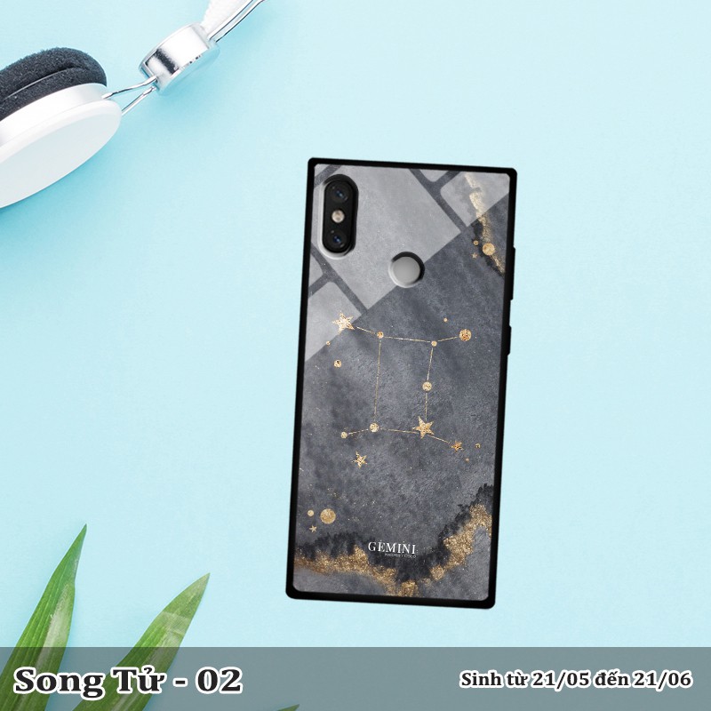 Ốp lưng kính 3D Xiaomi Mi 8 SE -cung hoàng đạo