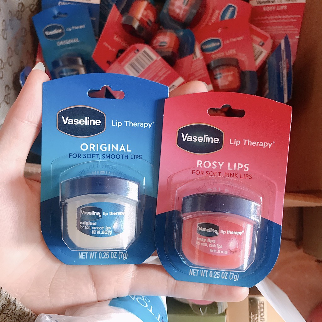 [RẺ VÔ ĐỊCH] Son Dưỡng Môi Vaseline Rosy Lip và Original 7g | BigBuy360 - bigbuy360.vn