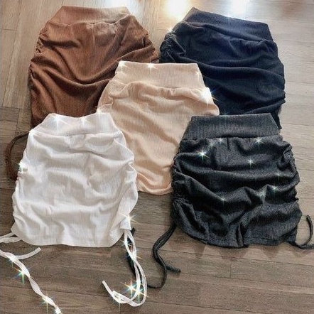 Chân váy rút 2 bên ôm body siêu tôn dáng (PC)
