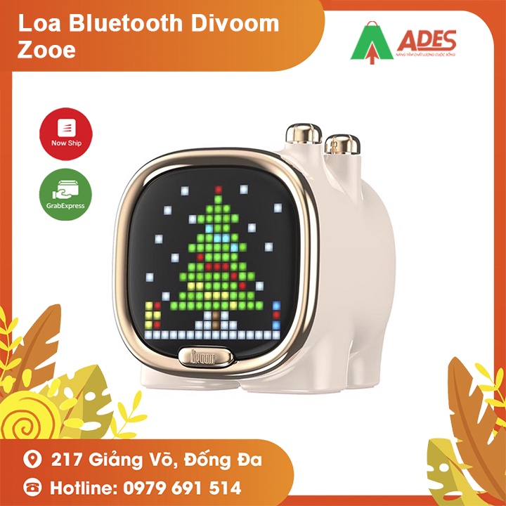 Loa Bluetooth Divoom Zooe - Tích hợp màn hình LED 256 Full RGB - Bảo hành chính hãng