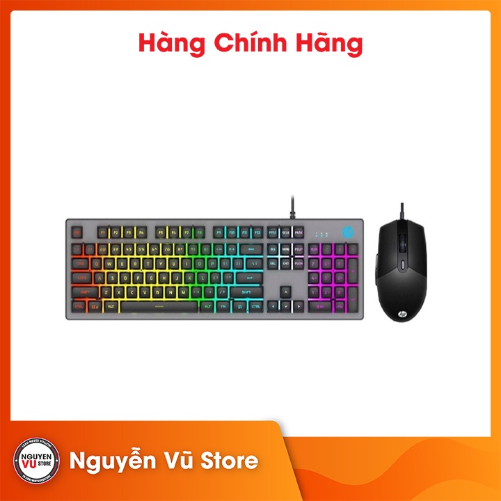 Bộ phím và chuột HP KM300F chuyên game led đa màu Hàng Chính Hãng