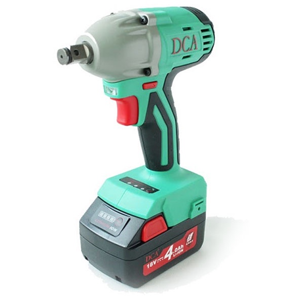 Máy siết bulong dùng pin không chổi than 18V DCA  ADPB02-18EK , kèm theo 2 pin 4.0Ah và 1 sạc đường kính bulong M12-M18