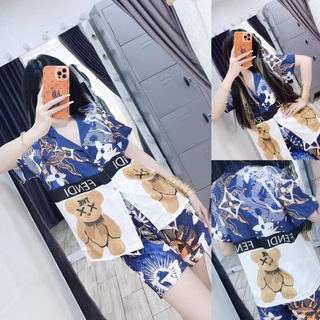 Đồ bộ pyjama đùi mango thiết kế cao cấp