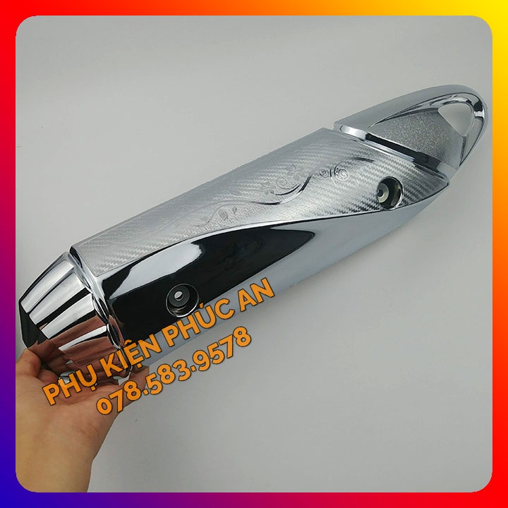 Phụ kiện trang trí gắn xe Vision đời đầu 2011-2012-2013 ốp che pô, quạt gió, bầu gió, thảm lót chân, chỉ mũi đuôi dè