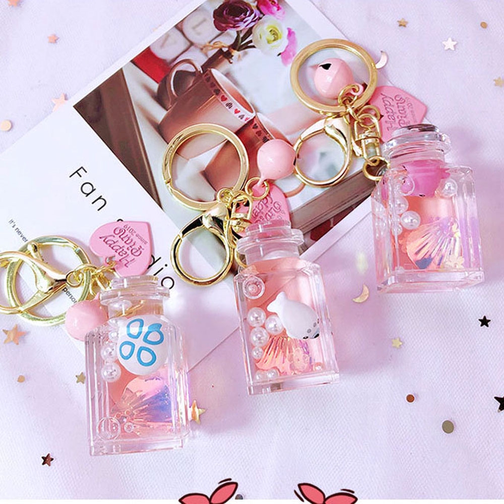 MKEB Móc Khóa Hình Chai Nước Xinh Xắn Dễ Thương Tiện Dụng