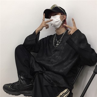 Áo sơ mi ulzzang cổ tàu