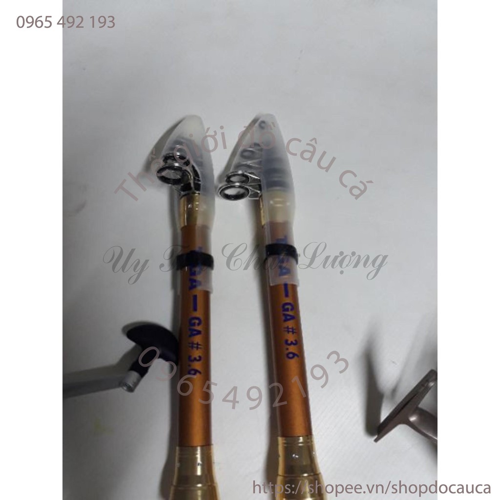 Combo bộ cần rút tiga 3m6 và máy yumoshi 7000 ( rẻ vô địch )