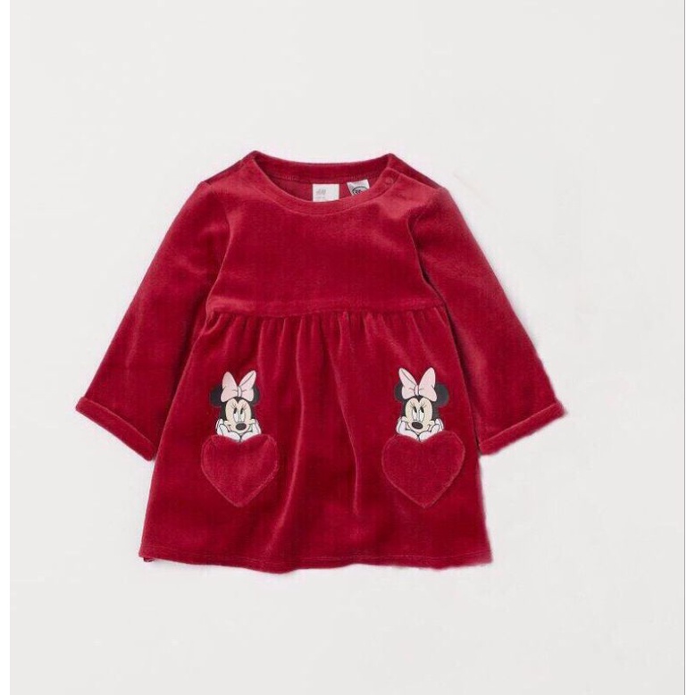 Váy nỉ, nhung HM bé gái xuất xịn