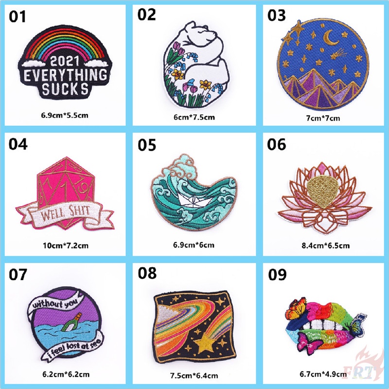☸ Make A Wish Iron-On Patch ☸ 1Pc Beautiful Life DIY Sew on Iron on Badges Patches