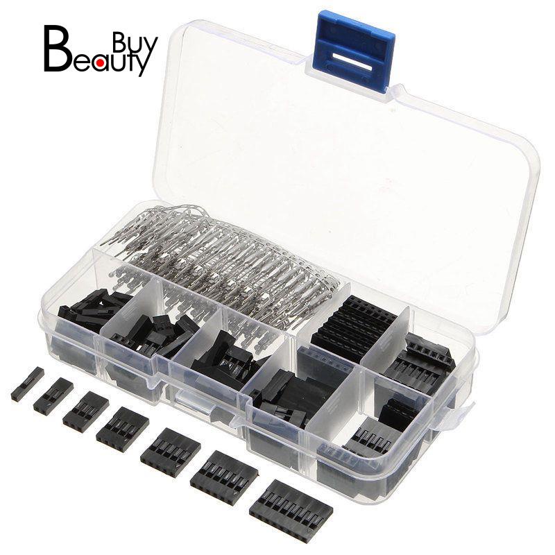 310pcs 2.54mm Male+Female Dupont Wire Jumper And Header Connector Housing Kit