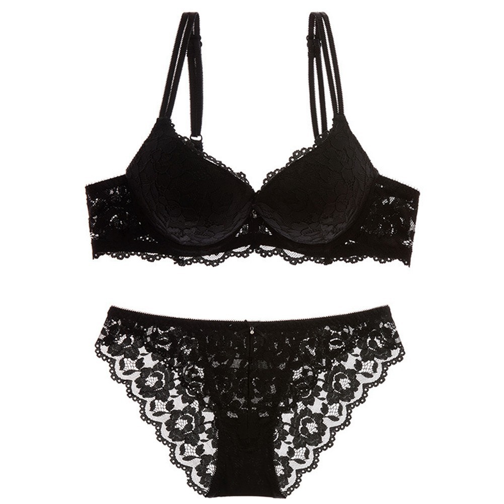 Bộ đồ lót Varsbaby hai mảnh phối ren gợi cảm dành cho nữ