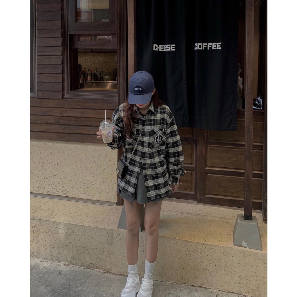 Áo Flannel MENTAL® M LOGO CASUAL FLANNEL SHIRT