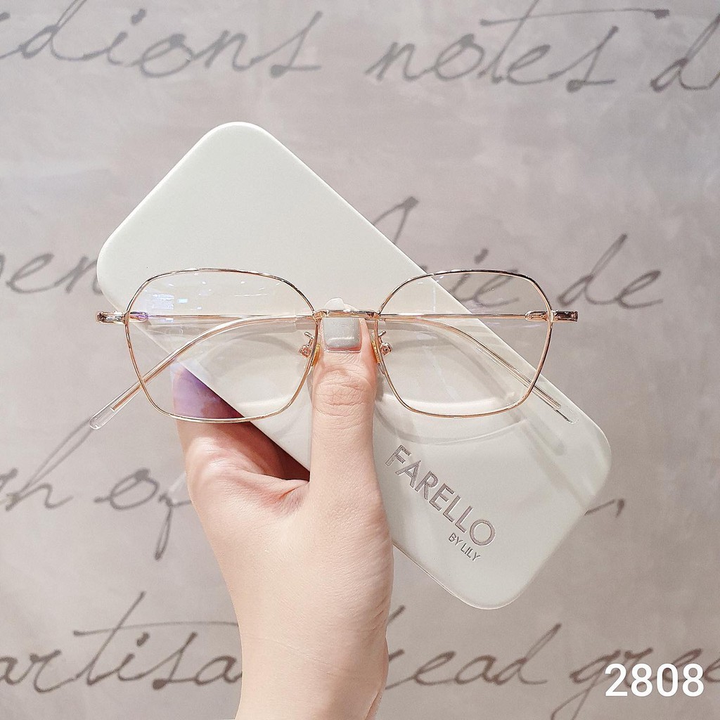 Gọng Kim Loại Mảnh Dáng Lục Giác Hàn Quốc 2808 | BigBuy360 - bigbuy360.vn