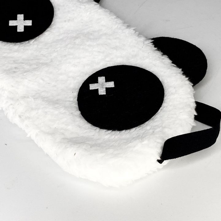 Mặt Nạ Che Mắt Ngủ Panda Dễ Thương - Miếng Che Mắt Khi Ngủ Bằng Lông Cute
