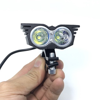 Đèn trợ sáng x2 mắt cú gắn xe máy 12v