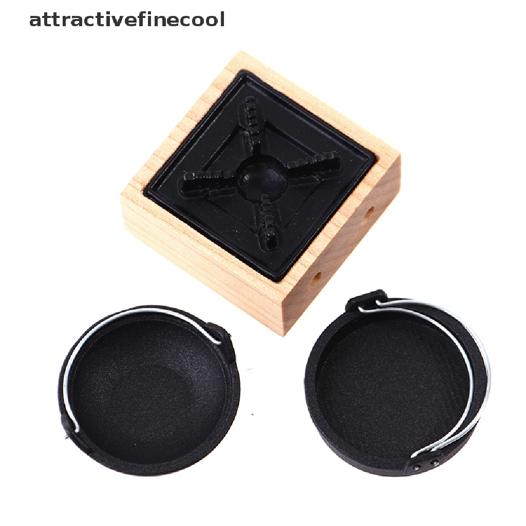 Set 3 Mô Hình Bếp Nấu Ăn Mini Tỉ Lệ 1: 12 Xinh Xắn Dùng Để Trang Trí Nhà Búp Bê