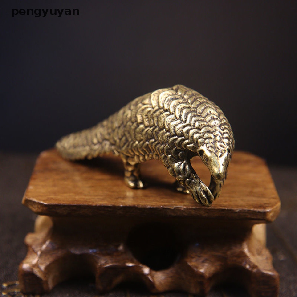 [pengyuyan] Tượng Pangolin Thu Nhỏ Bằng Đồng Nguyên Chất Trang Trí Nhà Cửa [Mới]