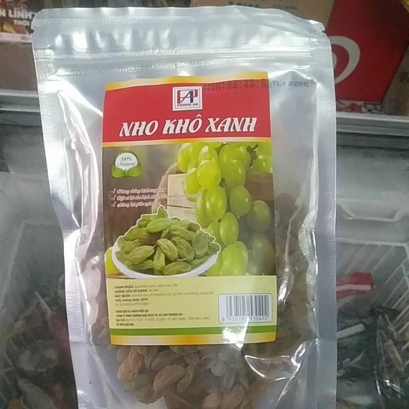 Nho khô xanh 220g