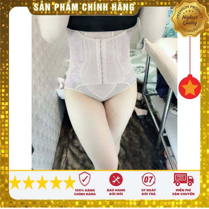 [Free ship - Eo thon - Giảm bụng] Quần gen nịt bụng định hình 3 móc cài cạp cao 100% giảm eo chống cuộn an toàn hiệu quả