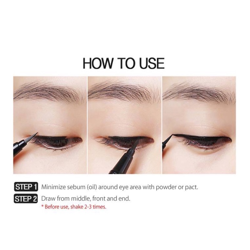 Bút dạ kẻ mắt Karadium Waterproof Brush Liner