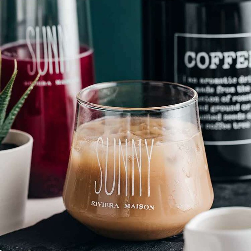 Cốc Thủy Tinh Trong Suốt In Chữ Độc Đáo | BigBuy360 - bigbuy360.vn