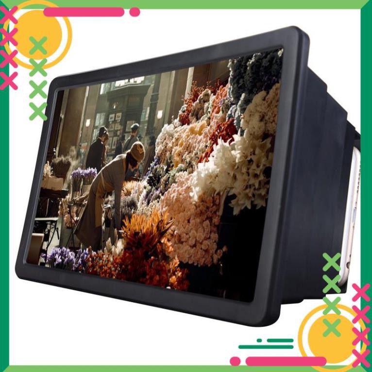 Kính Xem Phim Phóng Đại Hình Ảnh Điện Thoại 3D 8 Inch Thế Hệ Mới 2020