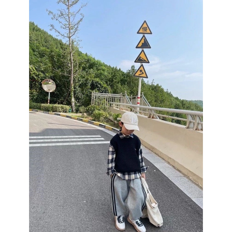 Quần Nỉ Da Cá Quần Nỉ Kẻ Thu Đông Diện Đi Chơi Đi Học Cho Bé Từ 8Kg Đến 35Kg Thời Trang Trẻ Em Ken Store