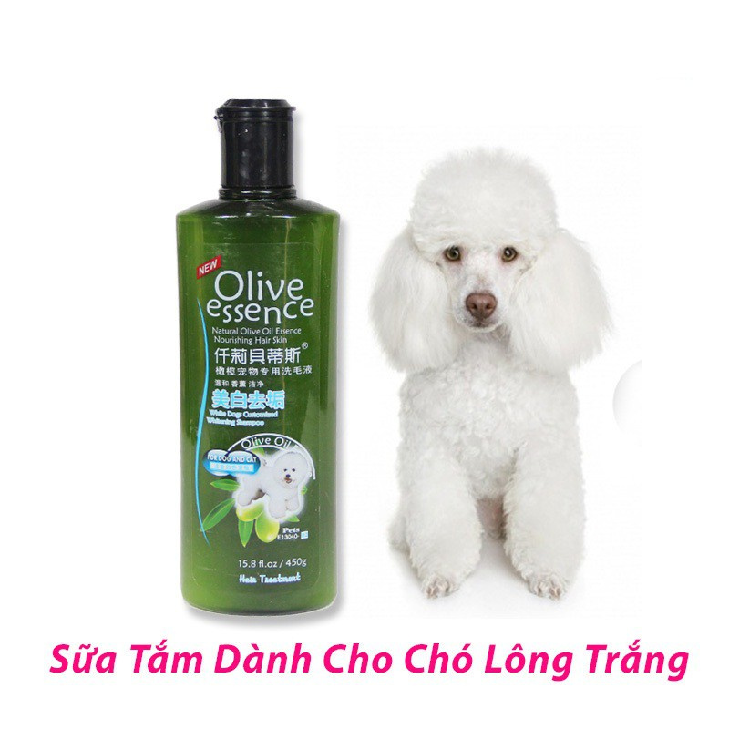 Sữa Tắm Dành Cho Chó Mèo Lông Trắng