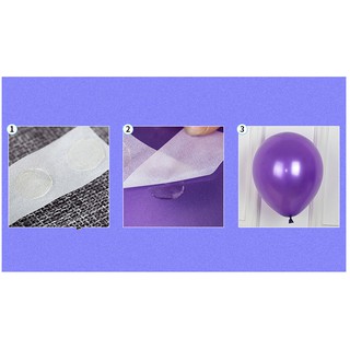 Set 100 Miếng Dán Bong Bóng Trang Trí Tiệc