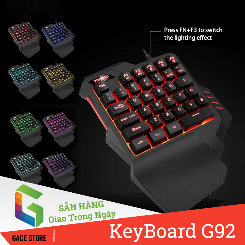 Zeepin G92 | Bàn phím giả cơ một tay Gaming Keypad