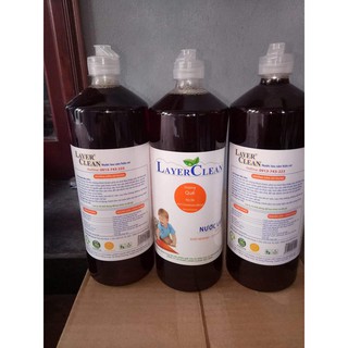 Nước lau sàn hữu cơ Layer Clean Hương quế 1.25L