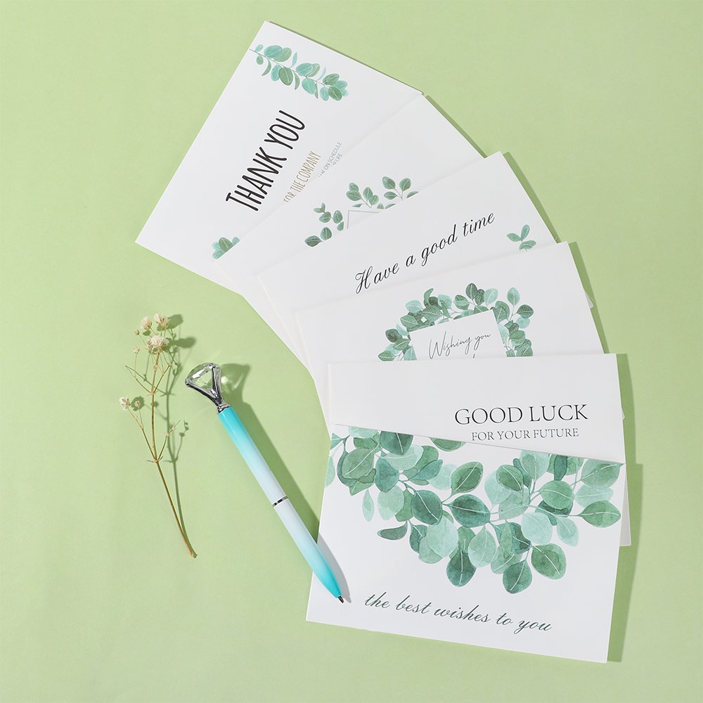 Set 6 thiệp mời với bao thư họa tiết hoa trang trí hội tiệc/đám cưới độc đáo