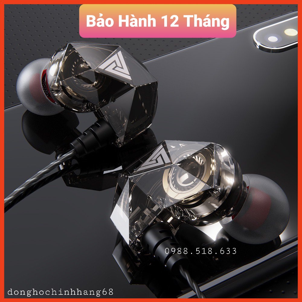Tai Nghe Chơi Game Qkz Ak2 Pro , Tai Nghe Gaming Pubg , Âm Thanh Super Bass, Dây Chống Rối, Có Mic Đàm Thoại