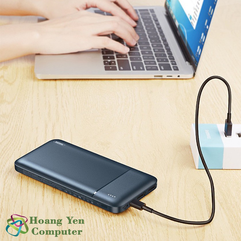 Sạc Dự Phòng Remax RPP-96 10000mAh Lõi Polymer 2 Cổng Sạc Vào, 2 Cổng Sạc Ra - BH 1 Năm - Hoàng Yến Computer