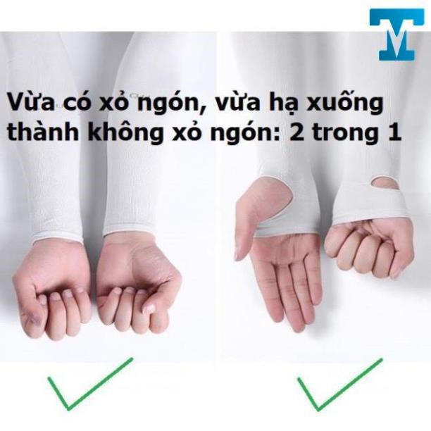 Bộ 2 Ống Tay Chống Nắng, Găng Tay Chống Nắng Hàn Quốc Let's slim