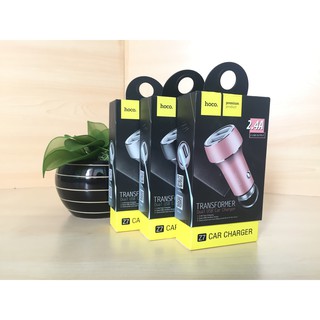 Cóc sạc xe hơi 2 cổng hoco z7