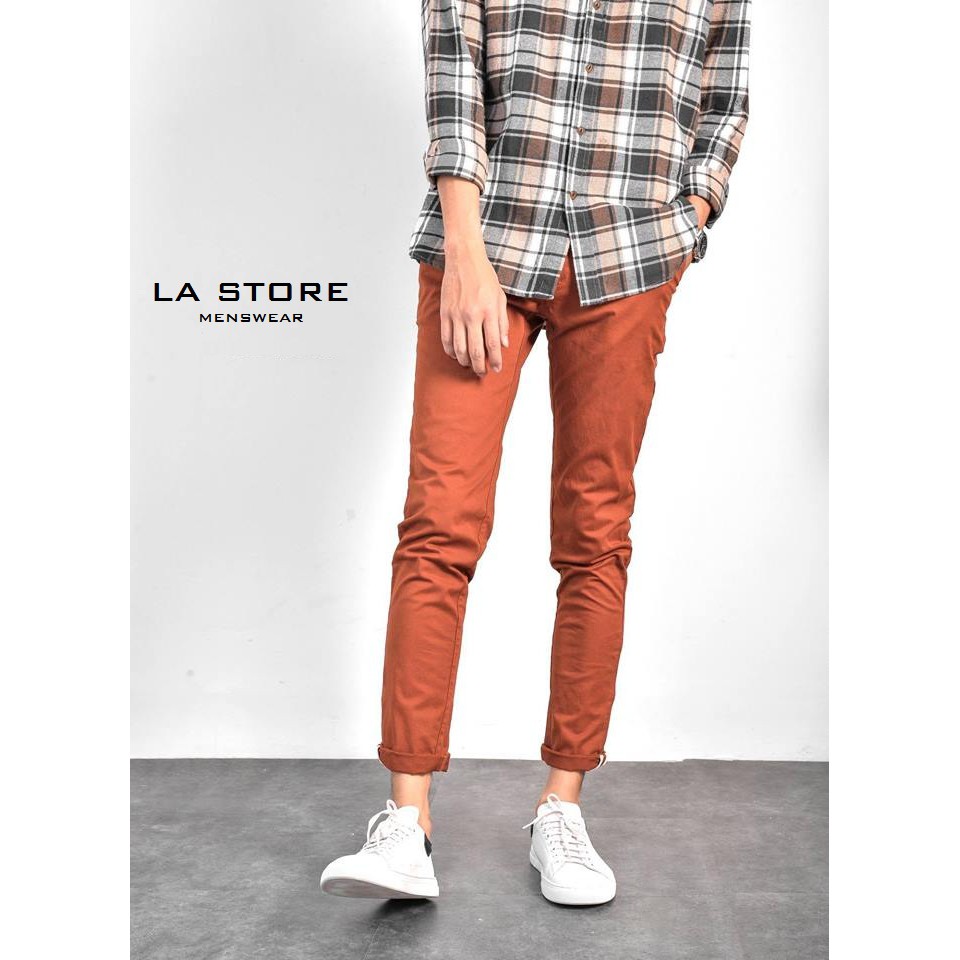 Quần Kaki nam form slim xắn lai cực đẹp