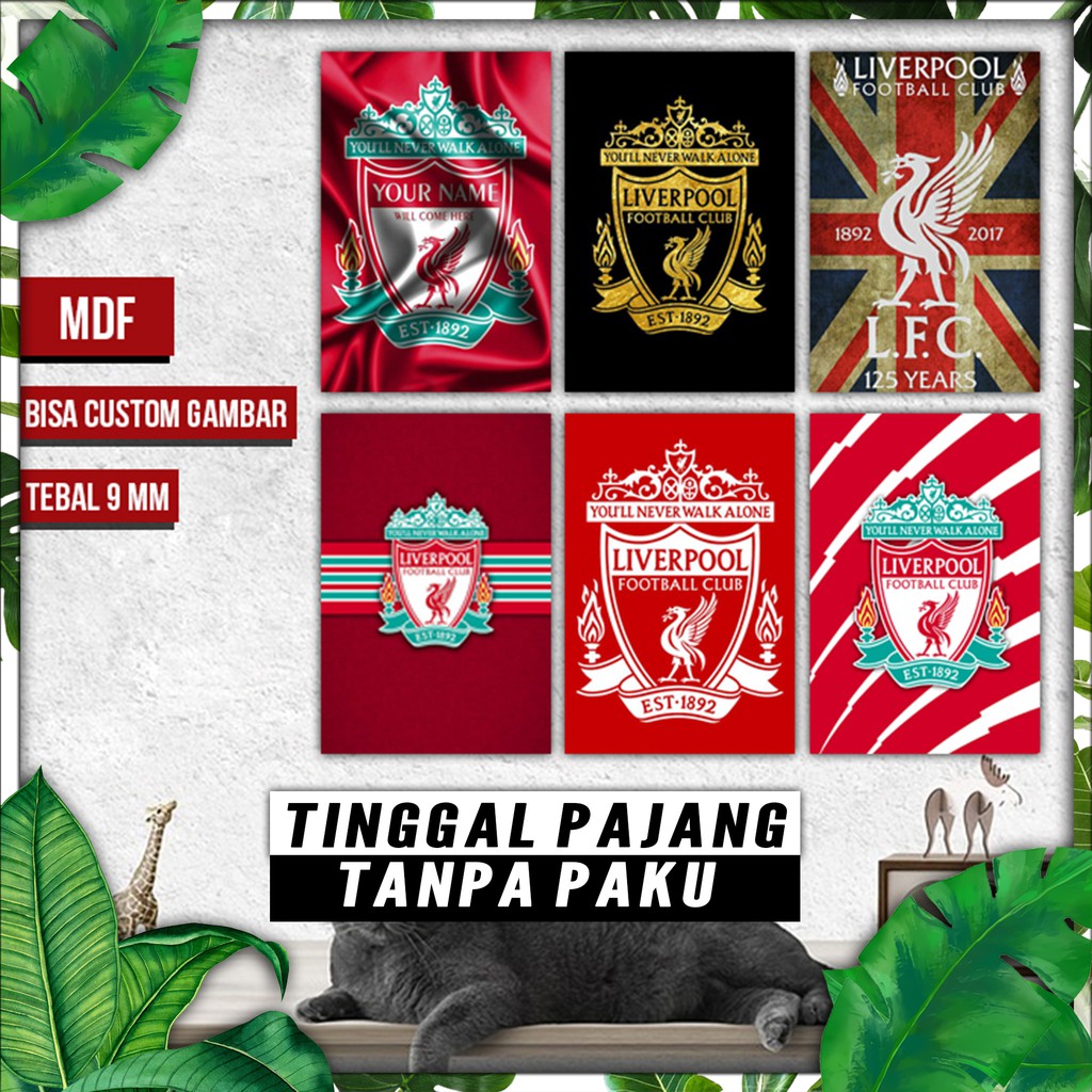 Poster Treo Tường Hình Cầu Thủ Bóng Đá Liverpool Mdf030138