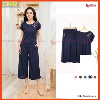 Bộ mặc nhà đũi lụa cao cấp cardina chính hãng