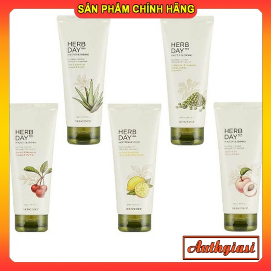 Sữa rửa mặt The Face Shop Herb Day 365 Cleansing Foam TFS SRM làm sạch da sâu 170ml