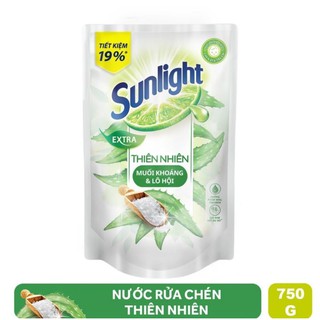 [CHÍNH HÃNG] Nước rửa chén Sunlight túi 750g (giao màu ngẫu nhiên)
