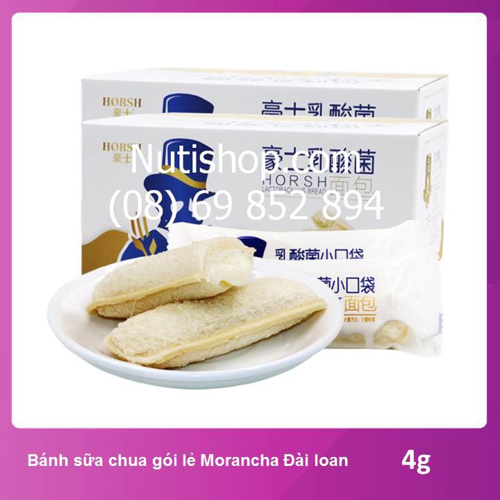 Bánh sữa chua gói lẻ Morancha Đài loan 4 g