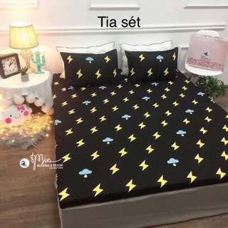 [Rẻ vô địch] Bộ ga vỏ gối cotton poly (1 grap giường + 2 vỏ gối nằm)