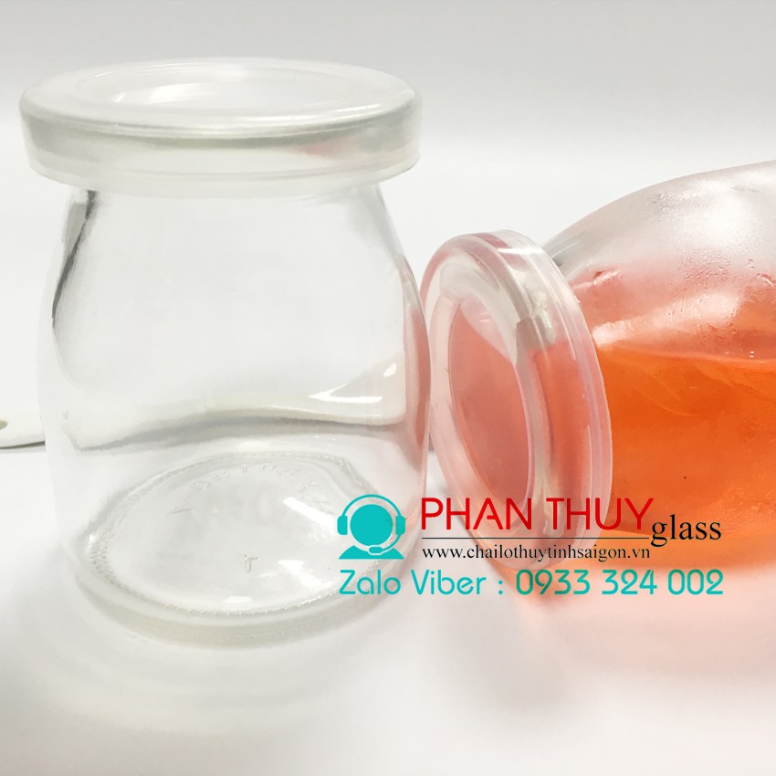 Hũ Yaout 200ml nắp nhựa - Combo 12 hũ