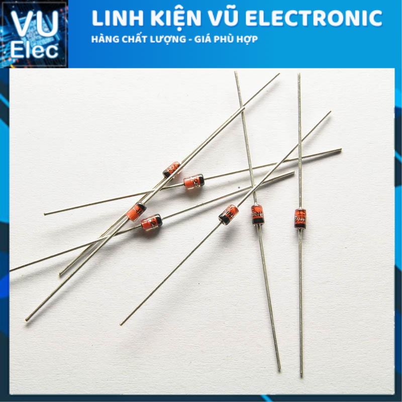 Bộ 10 Con Diode 1N4148 DO35 450mA 100V (1N4148 DIP) | BigBuy360 - bigbuy360.vn