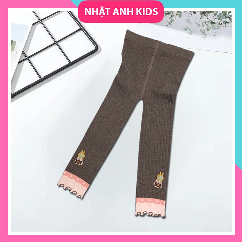 [HOT] Quần legging chất len tăm rất đẹp cho bé gái 10 - 15kg (dài quần 49cm)