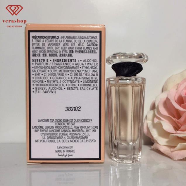 [xả kho] Nước hoa Lancome Tresor In love 5ml với mùi hương nhẹ nhàng, nữ tính | BigBuy360 - bigbuy360.vn