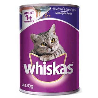 Whiskas - Pate cá biển/ cá thu cho mèo (lon 400g)