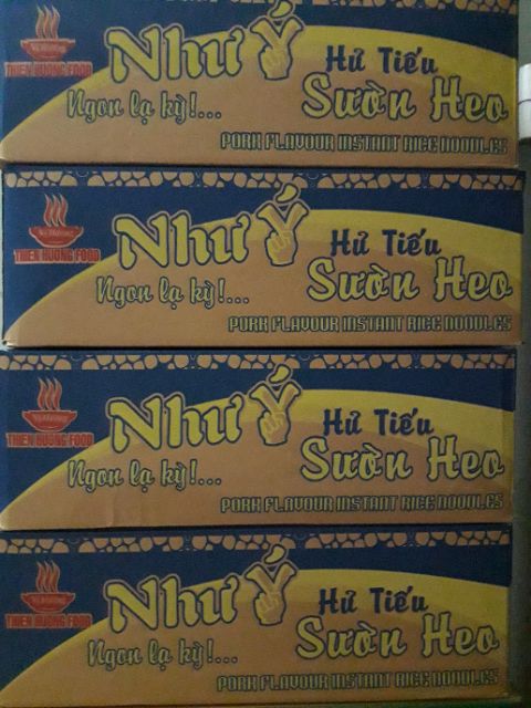 Thùng 30 gói Hủ tiếu Như Ý vị sườn heo